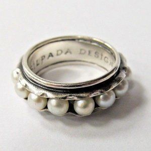 Silpada Nestled Pearl Ring R2209